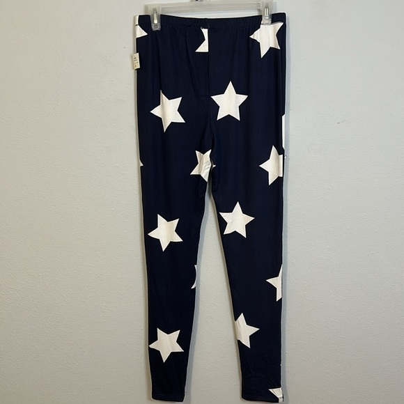 NWOT Kenzie two piece pajama set, dark blue with white stars, women’s size M. - Picture 6 of 10